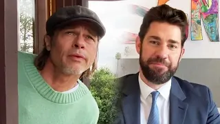 Watch Brad Pitt Play Weatherman on John Krasinski’s Show!
