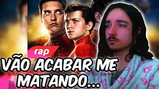 (CHOREI) REAGINDO ao Rap dos Homens-Aranha - NEM TODO MUNDO NASCE HERÓI | NERD HITS | REACT