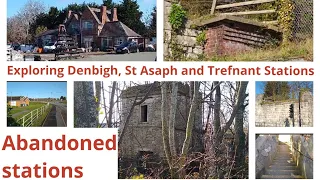 Exploring Denbigh, St Asaph and Trefnant Railway Stations - abandoned closed disused engine shed