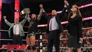 Randy Orton's "Championship Coronation": Raw, August 19, 2013