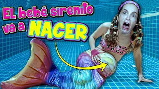 LA SIRENA EMBARAZADA 🤰🧜‍♀️🤰🧜‍♀️ LAS BROMAS DE LA SIRENITA TRAVIESA 🤣🤣🤣