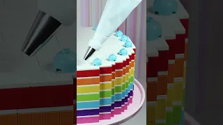 LEGO Rainbow Cake - Stop Motion Cooking 🎂🌈