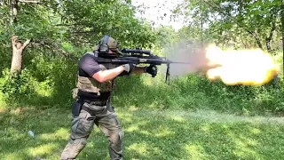 shooting the GM6 LYNX 50 BMG bullpup