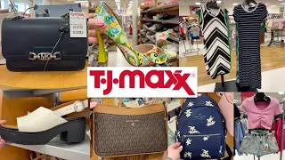 TJ MAXX SHOP WITH ME 2024 | DESIGNER HANDBAGS, SHOES, CLOTHING, NEW ITEMS #tjmaxx #shopping