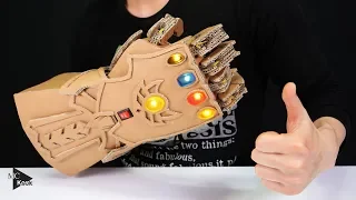 DIY Thanos Infinity Gauntlet(Avengers) from Cardboard