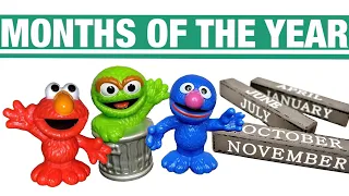 Learn Colors Numbers Letters & Months of the Year | Sesame Street Learning Video with Elmo & Friends