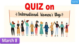 Quiz on international women's day | Women's history month 2023 | Women's Day Quiz || IWD Quiz