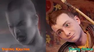 Young Kratos vs Young Atreus