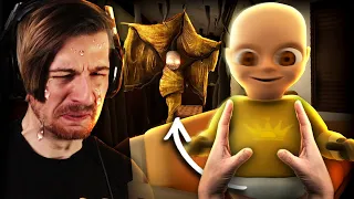 THROW AN EVIL DEMON BABY SIMULATOR (& It's actually scary) | The Baby In Yellow (Update)