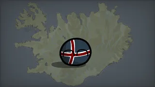 History of Iceland | История Исландии (Countryballs)