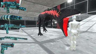 FPS ALONE IN DINOSAUR FACILITY-Animal Revolt Battle Simulator