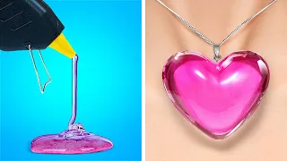 HOT GLUE GUN HACKS || DIY Jewelry, Home Decor and Mini Crafts