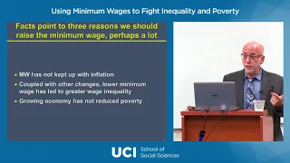 David Neumark - Using Minimum Wages to Fight Inequality and Poverty