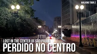 ANDANDO NO PERIGOSO CENTRO DE SÃO PAULO DE NOITE POR MAIS DE UMA HORA | Walking Downtown