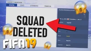 I DELETED EVERY PLAYER ON FIFA 19