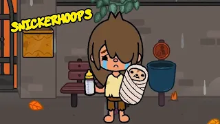 ABANDONED BABY on my DOORSTEP Part 1 | TOCA BOCA Stories | Snicker Hoops TOCA LIFE WORLD