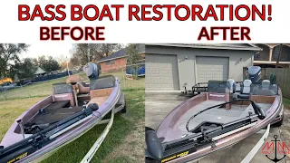 BASS BOAT RESTORATION PROJECT | 1988 RANGER 363V | FULL RESTORATION TIMELAPSE