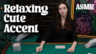 Unintentional ASMR | Blackjack Dealer With a Relaxing Accent ♦