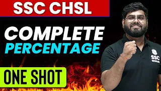 COMPLETE PERCENTAGE in 1 Shot | Zero to Hero | For SSC CHSL