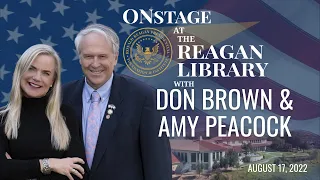 Onstage at the Reagan Library with Don Brown and Amy Peacock