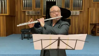 Michele Marasco esegue Eugène Bozza Image per flauto solo