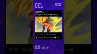 Goku Stop Trunks Strongest Attack By His Fingers #shorts