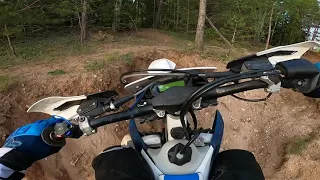 Switched from 4 stroke to 2 stroke. First ride on Husqvarna TE300i.