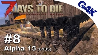 7 Days To Die | Starting Defenses & Scouting Base Area | 7 Days to Die Gameplay Alpha 15 | S09E08