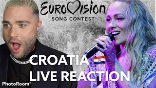 Croatia Eurovision 2021 Live Reaction Albina - Tick-Tock