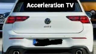 VW Golf 8 gti 245 HP Acceleration 0-200 km/h