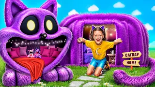 ¡Construimos una Casa en Miniatura para Catnap! ¡Si Poppy Playtime 3 Me Adoptara!