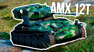 AMX 12T - ЛУЧШИЙ ЛЕГКИЙ ТАНК на 6-ом уровне? [Обзор]