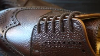 Crockett & Jones | Pembroke Brown Grain Wing Tip Derby Shoe