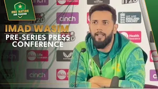 Imad Wasim Pre-Series Press Conference | Pakistan vs England T20Is, 2024 | PCB | MA2A