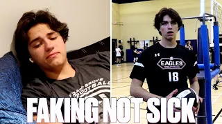 FAKING HEALTHY TO PLAY SICK | POWERING THROUGH SICKNESS TO PLAY IN CHAMPIONSHIP TOURNAMENT GAME