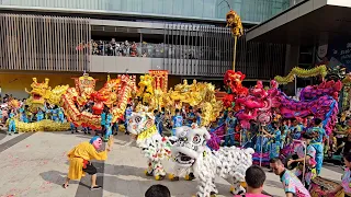 WORLD DRAGON LION DANCE 2024! LALAPORT BBCC | 2024年马来西亚世界龙狮节