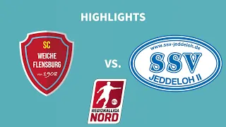 7. Spieltag Regionalliga Nord 23/24 | SC Weiche Flensburg 08 - SSV Jeddeloh II | Highlights