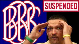 BREAKING NEWS 🚩 OLEKSANDR USYK NOW SUSPENDED BY THE BRITISH BOXING BOARD OF CONTROL 🚩❗️😳