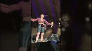 Halsey singing part of Taylor Swift's Lover