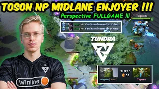 Topson NP MIDLANE ENJOYER NEW META BUILD FULLGAME PERSPECTIVE Dota 2