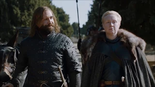 Game of Thrones - 7x07 - Brienne and Sandor talk about Arya