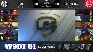 TSM vs 100 Thieves | Week 9 Day 1 S10 LCS Spring 2020 | TSM vs 100 W9D1