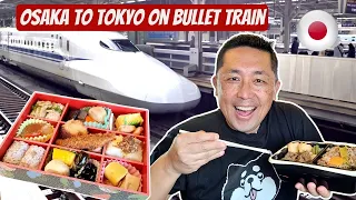 Eating Japanese Bento Boxes on the Shinkansen 🇯🇵 Japan's BULLET TRAIN