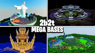 BEST 2b2t MEGA BASES Ever Built! (2b2t MEGA BASES)