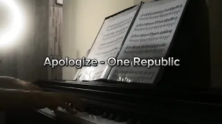 Apologize - One Republic (Cover piano)