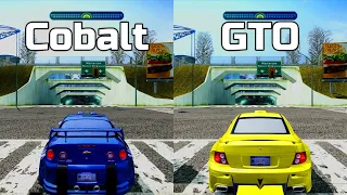 NFS Most Wanted: Chevrolet Cobalt SS vs Pontiac GTO - Drag Race