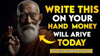 WRITE THIS ON YOUR HAND  YOU WILL NOT BE LACK OF MONEY GOODBYE POVERTY