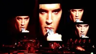 Lisa Marie Presley duet with Elvis _ In the Ghetto at Fed Ex Forum.avi