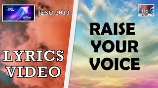 [LYRICS VIDEO] DARIJA VRACEVIC - RAISE YOUR VOICE | JESC 2019 SERBIA 🇷🇸