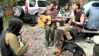 Jesse Stewart and Sean christ playing at Acoustic Nightmare - oh comely